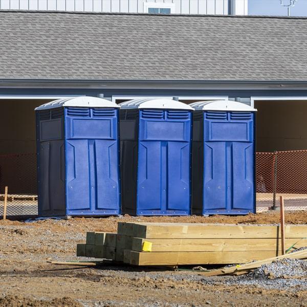 Heavy-duty construction site porta potty in Little Rock, Arkansas